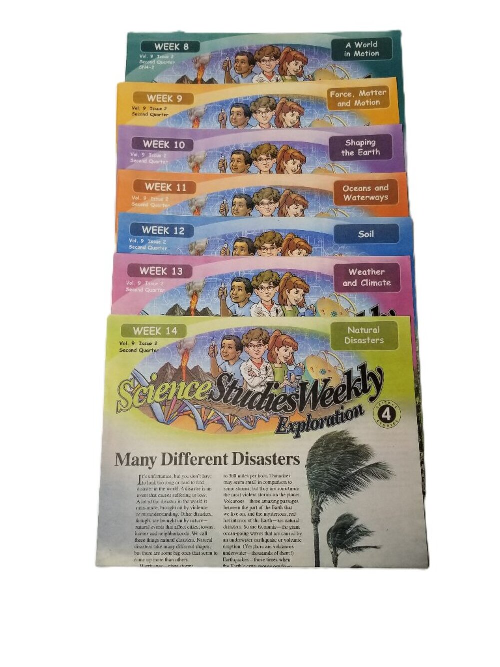 Science Studies Weekly Exploration Lot 7 Grade 4 Science Homeschool Newspapers